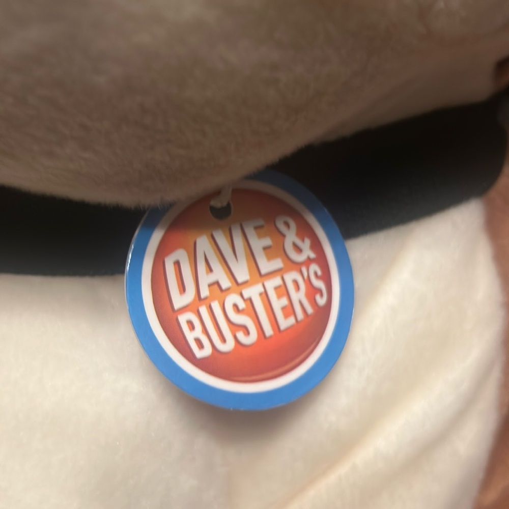 Dave and Buster’s | Brown and Cream Bulldog Plushie - Picture 5 of 5